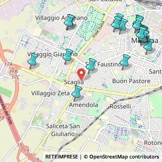 Mappa Strada Nazionale Giardini, 41126 Modena MO, Italia (1.5335)