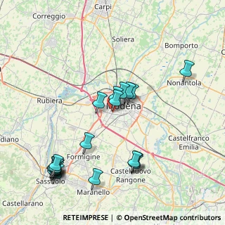 Mappa Strada Nazionale Giardini, 41126 Modena MO, Italia (9.1995)