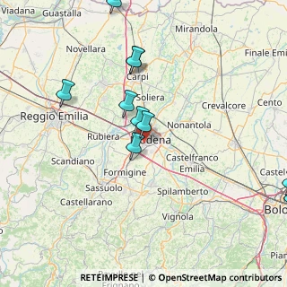 Mappa Strada Nazionale Giardini, 41126 Modena MO, Italia (19.83273)