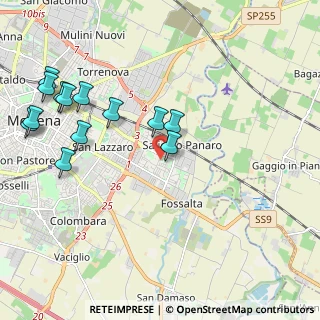 Mappa Via IX Gennaio, 41122 Modena MO, Italia (2.39615)