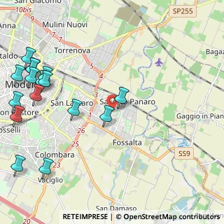 Mappa Via IX Gennaio, 41122 Modena MO, Italia (3.01875)