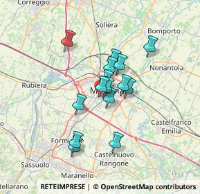 Mappa Via Wiligelmo, 41124 Modena MO, Italia (5.056)