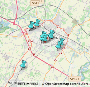 Mappa Via Wiligelmo, 41124 Modena MO, Italia (2.26818)