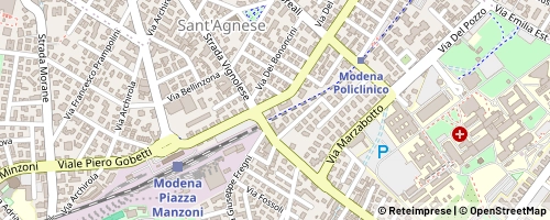 Mappa Modena