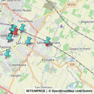 Mappa Via dei Carpentieri, 41122 Modena MO, Italia (3.09692)