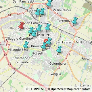 Mappa Via Francesco Prampolini, 41124 Modena MO, Italia (1.94615)