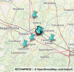 Mappa Via Francesco Prampolini, 41124 Modena MO, Italia (4.76615)