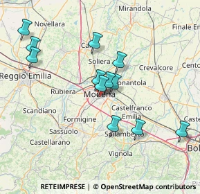 Mappa Via Francesco Prampolini, 41124 Modena MO, Italia (14.11333)