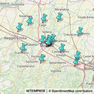 Mappa Via Francesco Prampolini, 41124 Modena MO, Italia (12.54235)