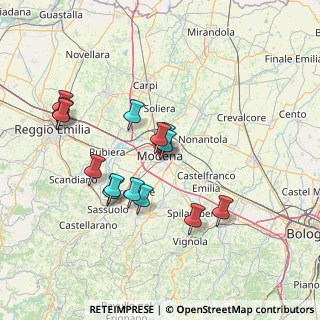 Mappa Via Francesco Prampolini, 41124 Modena MO, Italia (13.68286)