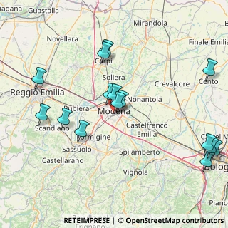 Mappa Via Francesco Prampolini, 41124 Modena MO, Italia (18.38733)