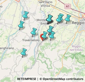 Mappa Via Luigi Galvani, 42020 San Polo d'Enza RE, Italia (6.45133)