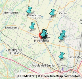 Mappa V.lo Baciadonne, 40017 San Giovanni in Persiceto BO, Italia (4.20538)