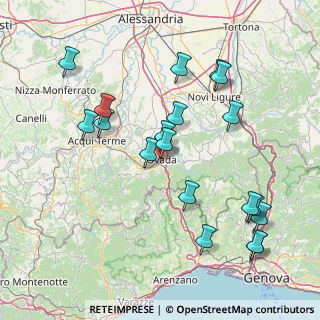 Mappa Via Guglielmo Marconi, 15076 Ovada AL, Italia (17.09368)