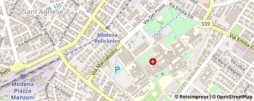 Mappa Modena