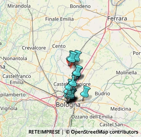 Mappa Via dell'Industria, 40040 Argelato BO, Italia (11.1325)