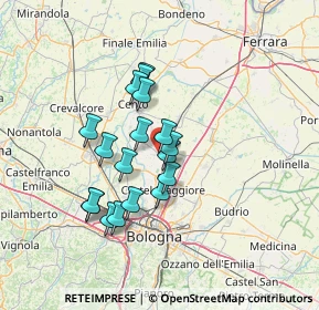 Mappa Via dell'Industria, 40040 Argelato BO, Italia (11.24)