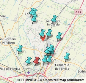 Mappa Via dell'Industria, 40040 Argelato BO, Italia (7.02)