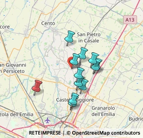 Mappa Via dell'Industria, 40040 Argelato BO, Italia (5.3275)