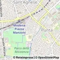 Karte Modena