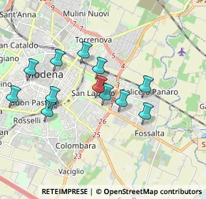 Mappa Via Lorenzo Perosi, 41122 Modena MO, Italia (1.67333)