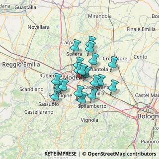 Mappa Via Lorenzo Perosi, 41122 Modena MO, Italia (8.931)