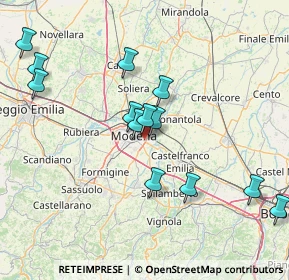 Mappa Via Arturo Toscanini, 41122 Modena MO, Italia (15.86154)