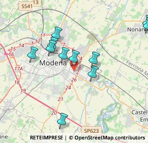 Mappa Via Lorenzo Perosi, 41122 Modena MO, Italia (4.05)