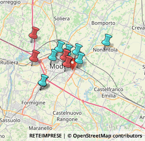 Mappa Via Arturo Toscanini, 41122 Modena MO, Italia (5.07923)