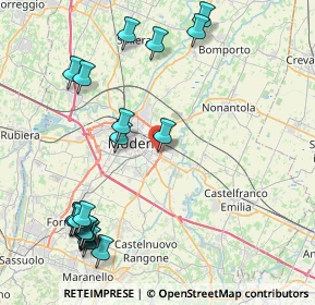 Mappa Via Arturo Toscanini, 41122 Modena MO, Italia (10.39)