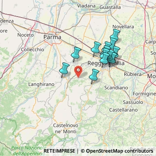 Mappa Via Donizone da Canossa, 42020 Quattro Castella RE, Italia (13.20643)