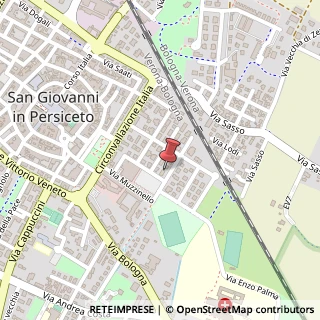 Mappa Via del Caravaggio, 15, 40017 San Giovanni in Persiceto, Bologna (Emilia Romagna)