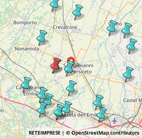 Mappa Via Albert Einstein, 40017 San Giovanni in Persiceto BO, Italia (10.146)