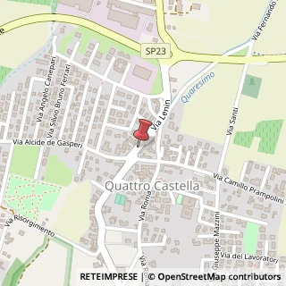 Mappa Via Lenin,  6, 42020 Quattro Castella, Reggio nell'Emilia (Emilia Romagna)