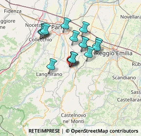 Mappa Viale Fratelli Cantini, 43029 Traversetolo PR, Italia (10.90563)