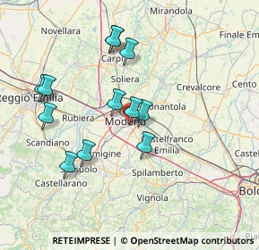 Mappa Via Cristoforo da Lendinara, 41124 Modena MO, Italia (14.11667)