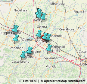 Mappa Via Cristoforo da Lendinara, 41124 Modena MO, Italia (14.586)