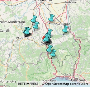 Mappa Via Pietro Nenni, 15076 Ovada AL, Italia (8.6345)