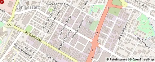 Mappa Modena