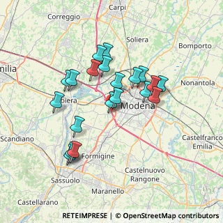 Mappa 41126 Cognento MO, Italia (6.4055)