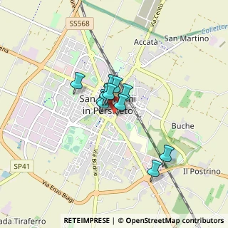 Mappa San Giovanni In Persiceto Parco Pettazzoni, 40017 San Giovanni in Persiceto BO, Italia (0.51273)