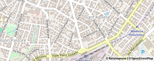 Mappa Modena