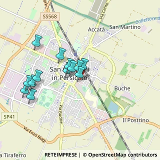 Mappa Via Raffaello, 40017 San Giovanni In Persiceto BO, Italia (0.84538)