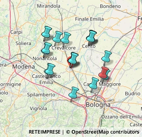 Mappa Via Raffaello, 40017 San Giovanni In Persiceto BO, Italia (11.5215)