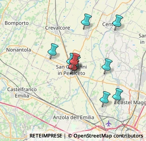 Mappa Via Raffaello, 40017 San Giovanni In Persiceto BO, Italia (5.33636)