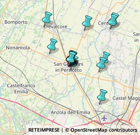 Mappa Via Raffaello, 40017 San Giovanni In Persiceto BO, Italia (5.17733)