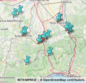 Mappa Viale Rimembranza, 15076 Ovada AL, Italia (14.86267)
