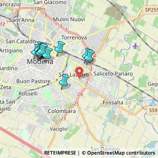 Mappa Via Pierluigi da Palestrina, 41122 Modena MO, Italia (2.05923)