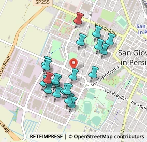 Mappa Via Salemi, 40017 San Giovanni In Persiceto BO, Italia (0.424)