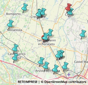 Mappa Via Salemi, 40017 San Giovanni In Persiceto BO, Italia (9.365)